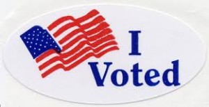 I Voted Sticker Image