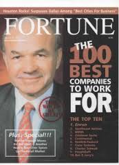 Cover of Fortune Magazine, January 10, 2001 - Enron named #1 of "The 100 Best Companies to Work For"